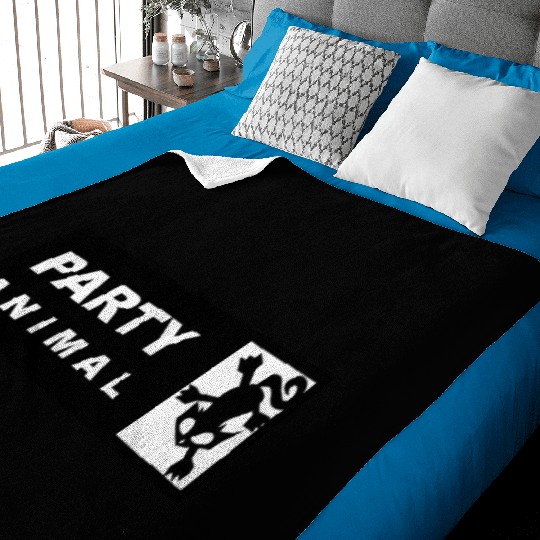 Party Animal 2 Baby Blankets