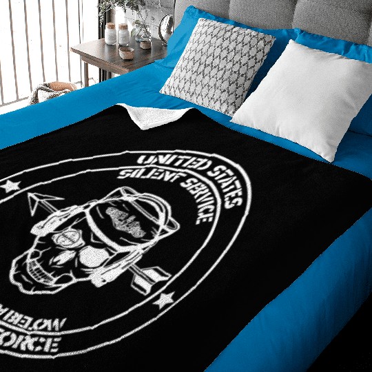 Us Submarine Force Death From Below Silent Service Baby Blankets