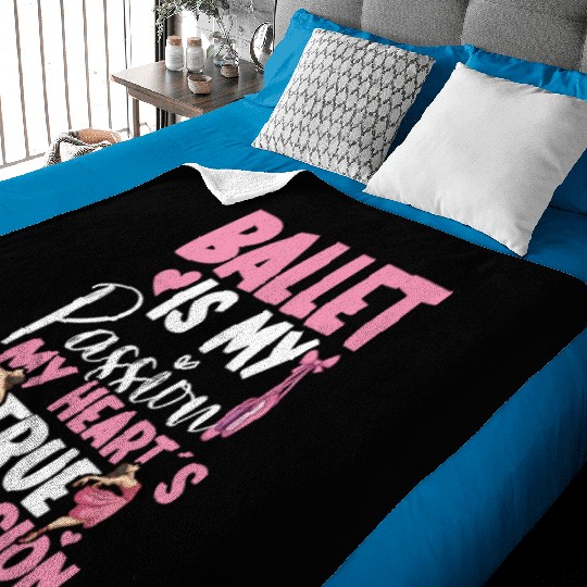 Ballet Ballerina Dance Dancer Dancing Ballet Gift Baby Blankets