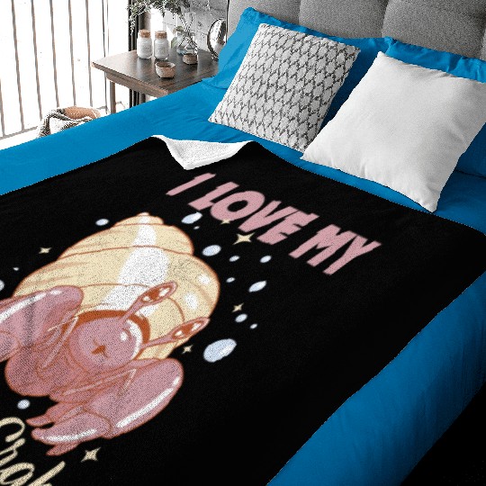 I love my Hermit Crab Baby Blankets