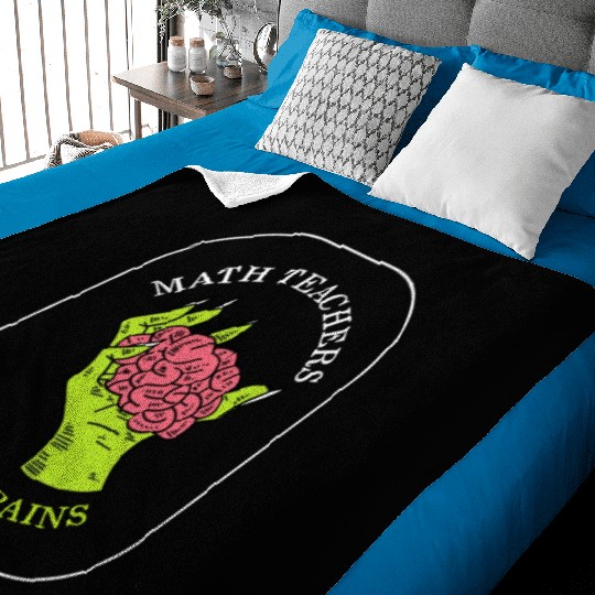 Halloween Teacher Baby Blankets, Math Teachers Love