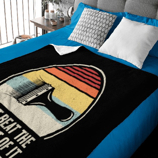 Just Beat The Devil Out Of It Baby Blankets