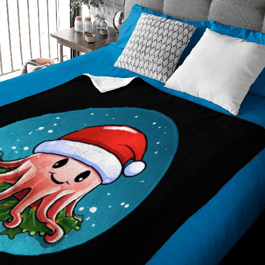 Jellyfish Christmas Baby Blankets