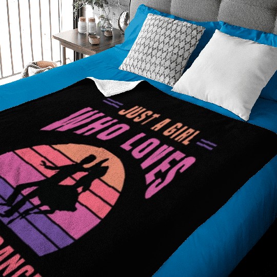 Square Dancing Just A Girl Who Loves Country Music Baby Blankets