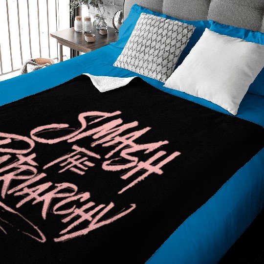 Smash The Patriarchy - Women's Rights - Resist Baby Blankets