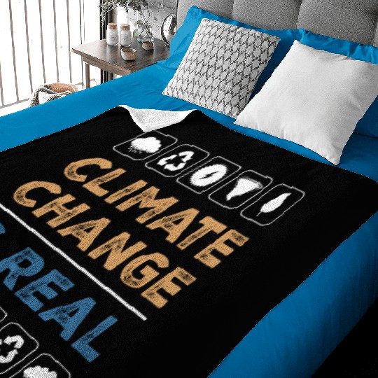 Environment climate is real Baby Blankets
