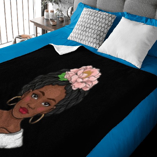 Black girl, black girl magic, African American Baby Blankets