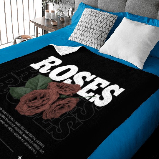 Roses Streetwear for Women Baby Blankets