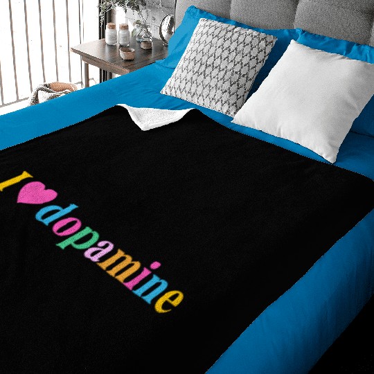 I Love Dopamine Adhd Awareness Adhd Warrior Adhd S Baby Blankets