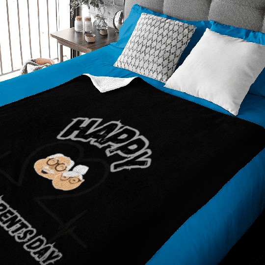 Happy Grandparents Day Baby Blankets
