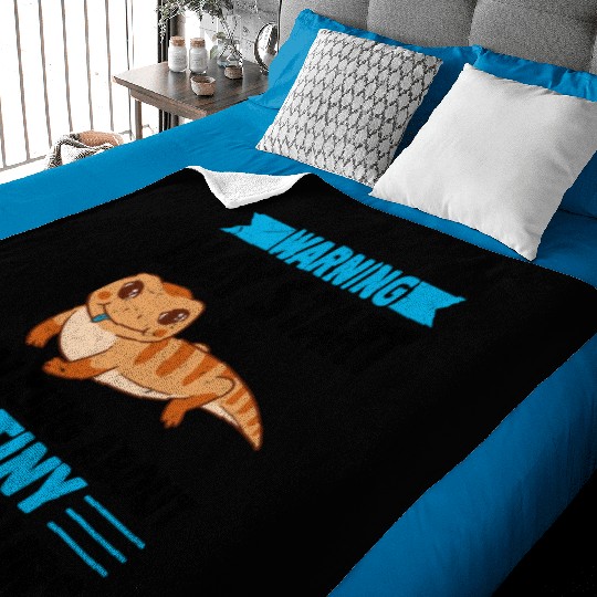 Lizard Collector Reptile Lover Blue Tongue Skink Baby Blankets