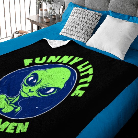 Alien, Aliens, UFO, UAP, Space Unknown Flight Baby Blankets
