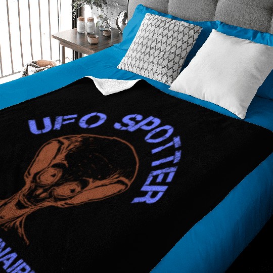 Alien, Aliens, UFO, UAP, Space Unknown Flight Baby Blankets
