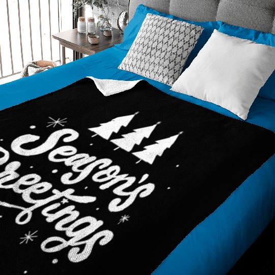 Seasons Greetings Baby Blankets