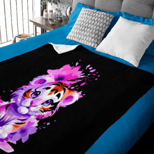 Tiger Cub Baby Blankets