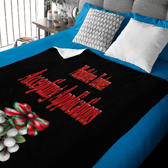 Mistletoe Tester Baby Blankets