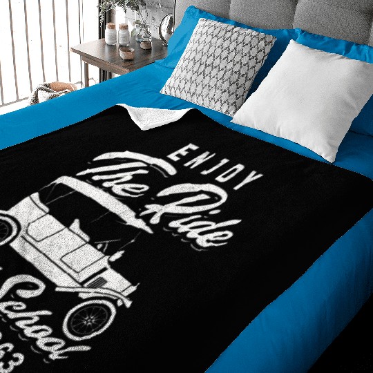 Vintage car 1963 60th birthday present men Baby Blankets