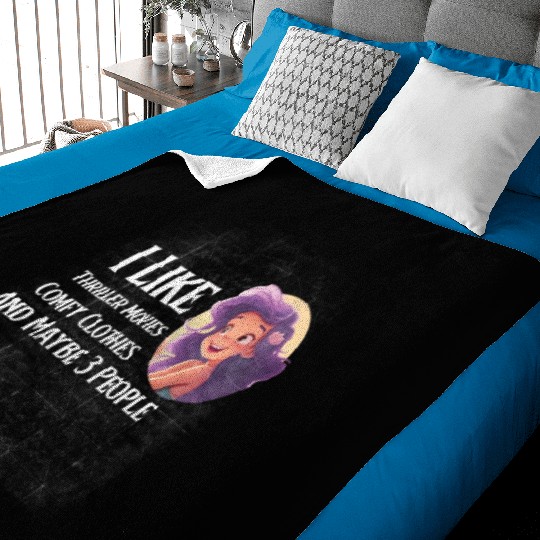 Like Thriller Movies Comfy Clothes &Maybe 3 People Baby Blankets