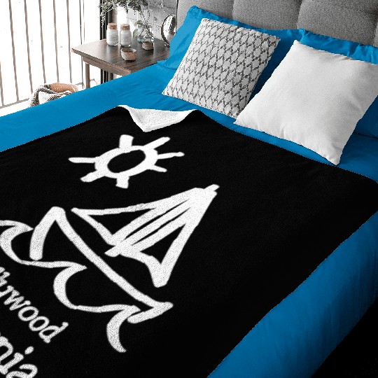 Hollywood California Sailboat Souvenirs Gifts Baby Blankets