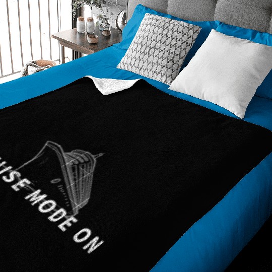 Cruise Ship Cruise Mode On Funny Cruise Baby Blankets