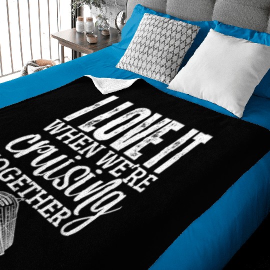 Cruise Ship I Love Cruising Together Cruise Baby Blankets