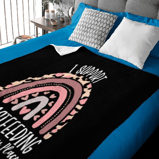 Funny Breastfeeding Lactation Specialist Pumping Baby Blankets