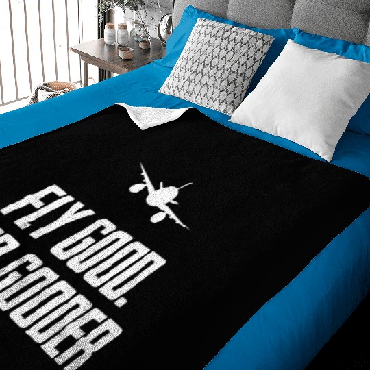 Fly Land Er Airline Pilot Private Pilot Student Baby Blankets