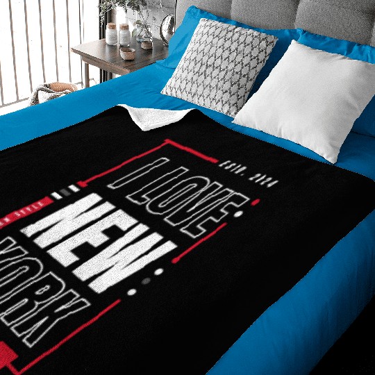 T ShirtI love new york Baby Blankets
