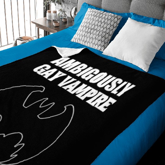 Ambiguously Gay Vampire Gay Or Lesbian Gift Baby Blankets