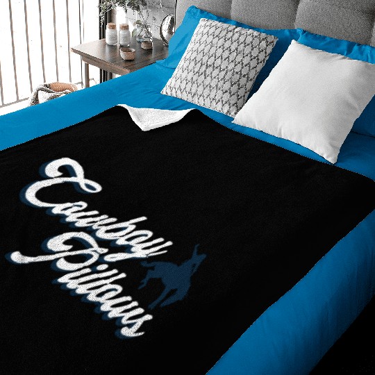 Cowboy Pillows Southern Girl Texas Lady Funny Baby Blankets