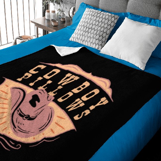 Cowboy Pillows Southern Girl Texas Lady Funny Baby Blankets