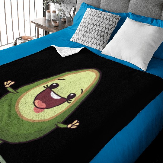 Happy Avocado Baby Blankets