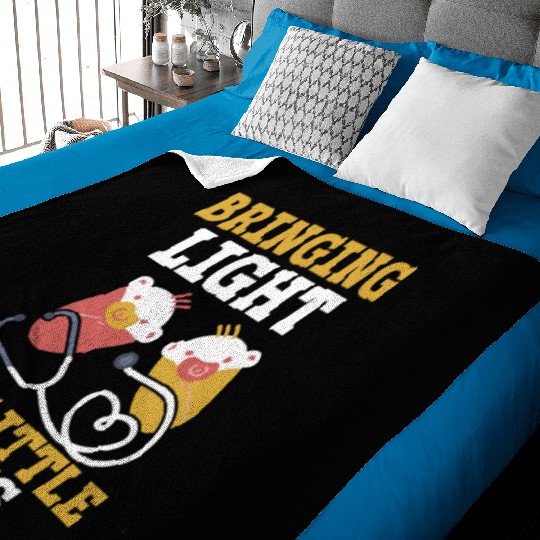 Registered Nurse Medical Medicine Neonatal Nurse Baby Blankets