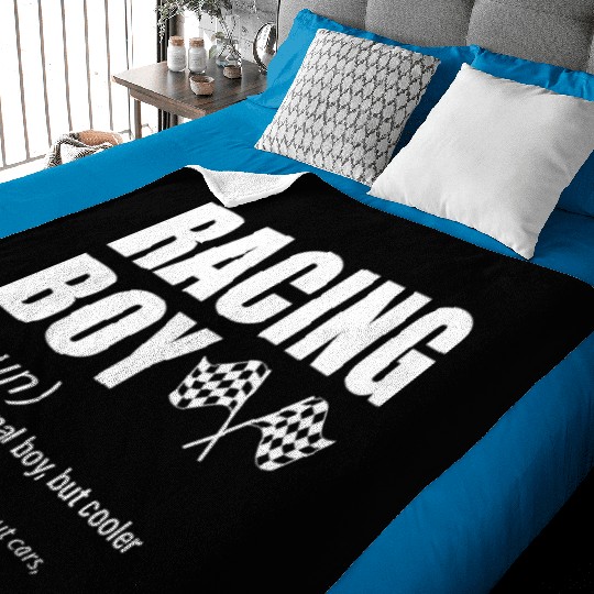 Racing Boy Baby Blankets
