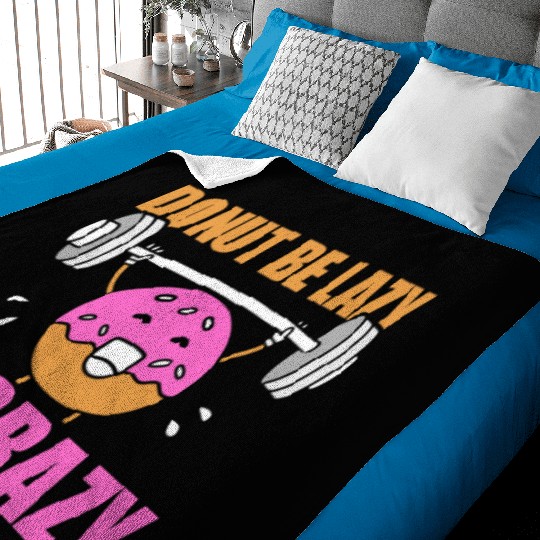 Fitness Donut Donut Gym Baby Blankets