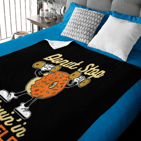 Fitness Donut Donut Gym Baby Blankets
