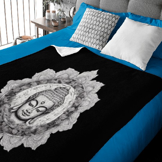 Zen Buddhism Baby Blankets