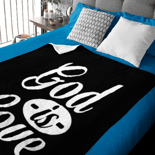 God Is Love Baby Blankets