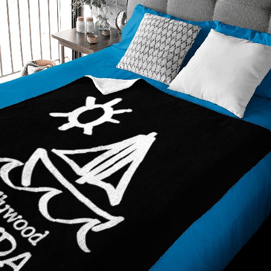 Hollywood Florida Sailboat Souvenirs Gifts Baby Blankets