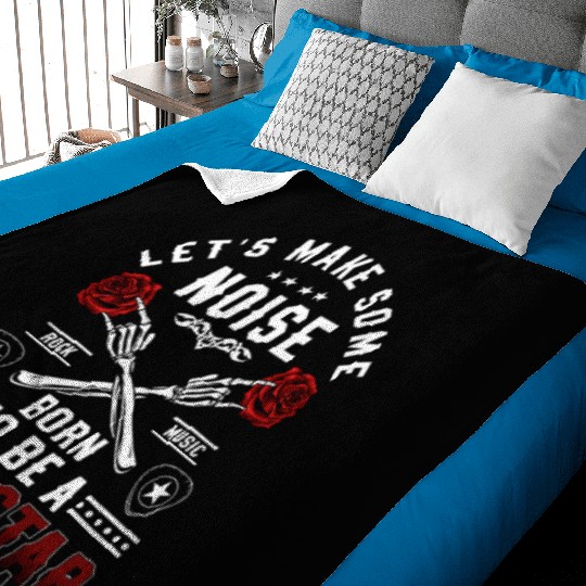 Rock Hard Rock Music Genre Baby Blankets