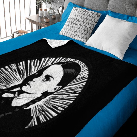 Wednesday Addams Baby Blankets