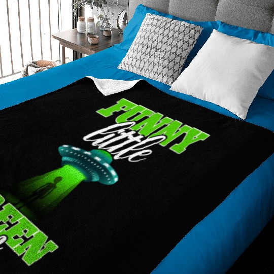 Alien, Aliens, UFO, UAP, Space Unknown Flight Baby Blankets