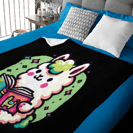 Little Cute Llama Baby Blankets