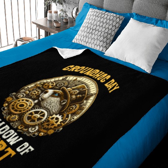 Groundhog Day 2024 Enthusiast February 2nd Baby Blankets