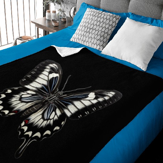 Butterfly Colorful Enchanting Delicate Insects Baby Blankets