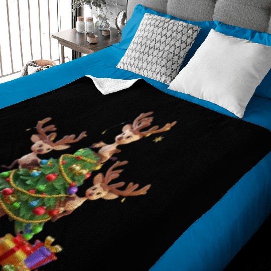 Christmas tree Baby Blankets