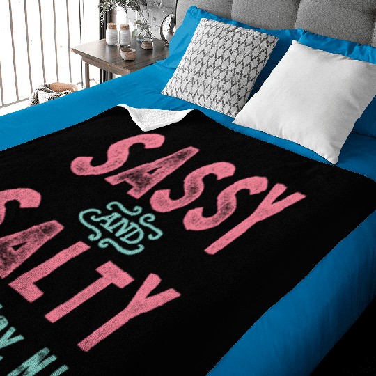 Cape May New Jersey Sassy And Salty Baby Blankets