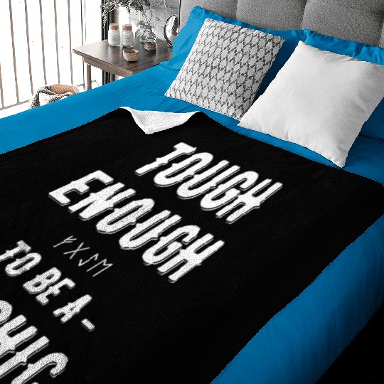 Tough Enough To Be A Psychic Celestial Card Baby Blankets