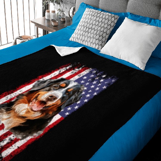 bernese mountain dog Baby Blankets