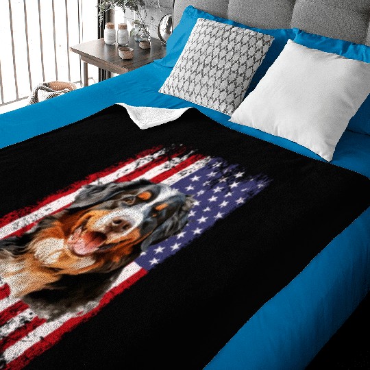 bernese mountain dog Baby Blankets